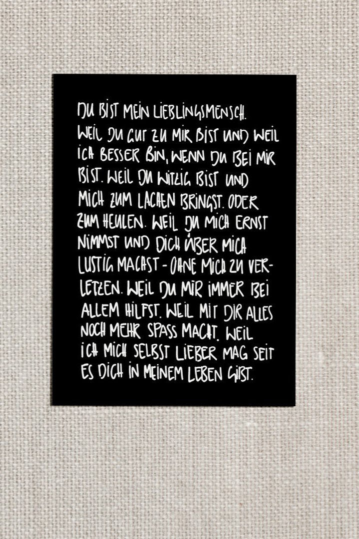 Text Edition Set Postkarten