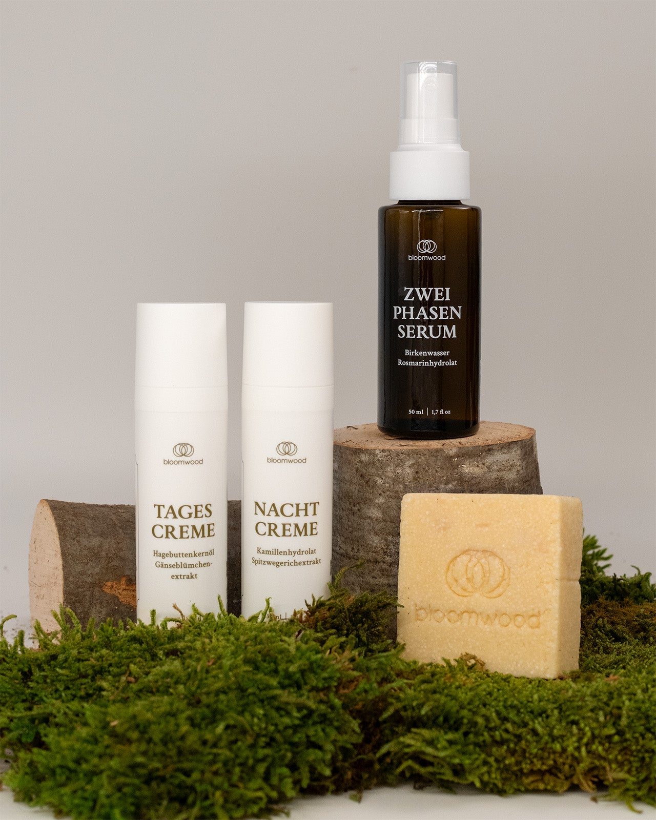 Gesichtspflege-Serie: in vier Kapiteln